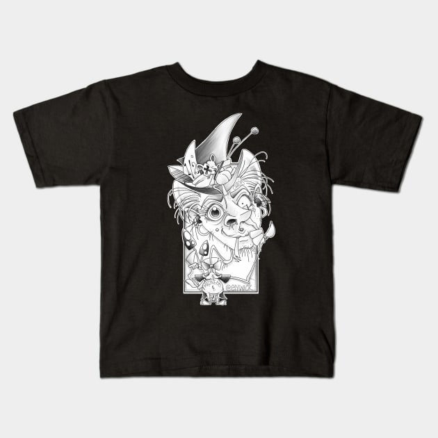 mad hatter Kids T-Shirt by elywick